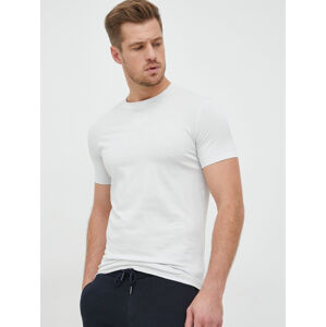 Calvin Klein pánské světle šedé tričko - L (PRF)